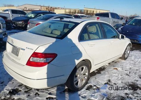 2010 Mercedes-Benz C 300 Luxury 4Matic/Sport 4Matic from USA, damaged, VIN WDDGF8BB5AR105565